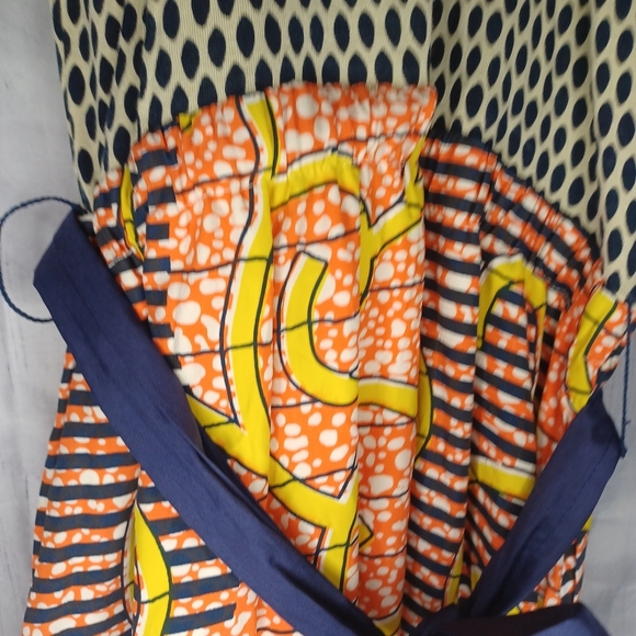 PORRIDGE Anthropologie Flight of the Bee Multi Mix Rayon Silk Dress sz M - Picture 15 of 16